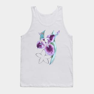 Iris with star Tank Top